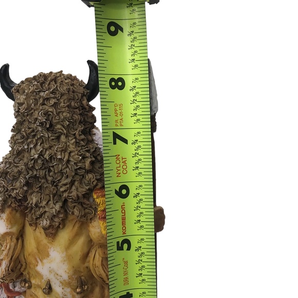 Native American Indian Figurine Sculpture Holding Spear - Picture 11 of 12